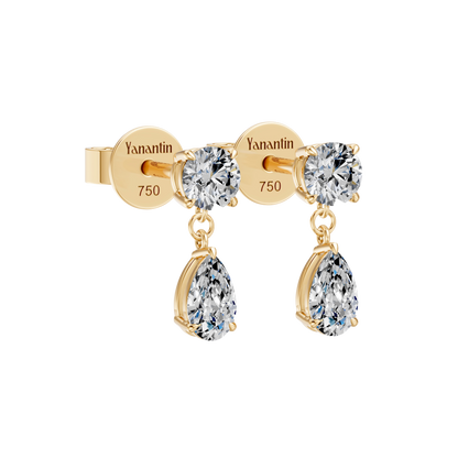 Aretes Drop Duo