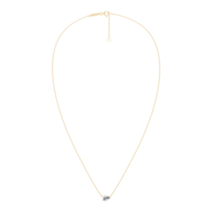Solitaire Pear Necklace