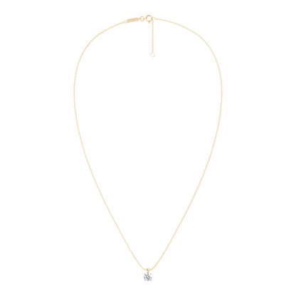 Solitaire Round Necklace