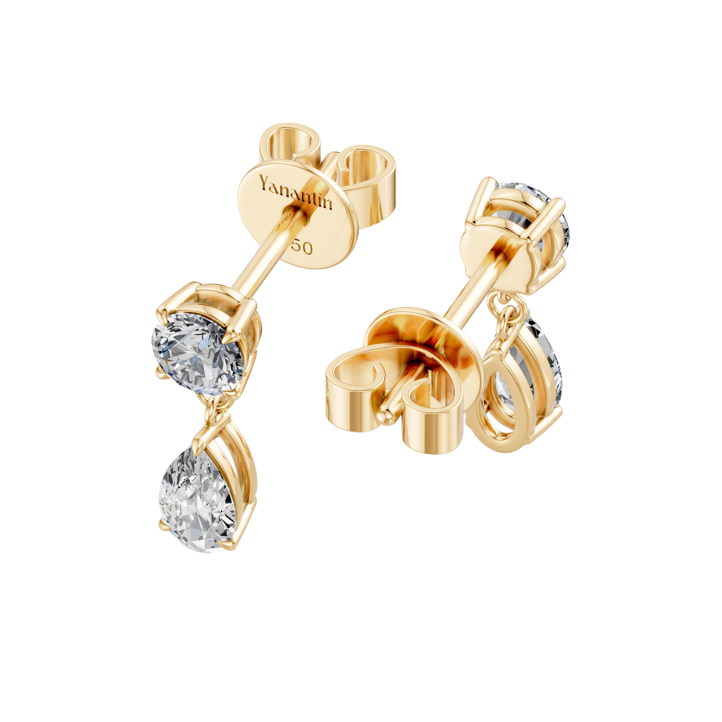 Aretes Drop Duo