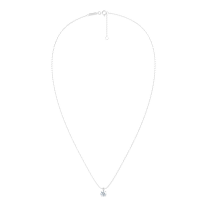 Solitaire Round Necklace
